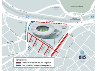 Operação especial de trânsito interdita vias no entorno do Maracanã