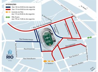 Operação de trânsito interdita ruas no entorno de São Januário para Vasco x Vitória