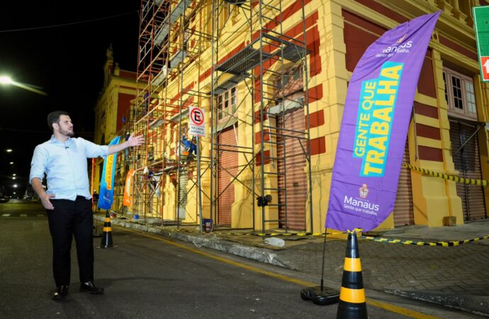 Obras recuperam estrutura do Mercado Adolpho Lisboa no Centro