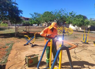1.756 equipamentos são recuperados em praças de Goiânia