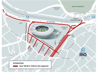 Operação de trânsito interdita vias no entorno do Maracanã para jogo