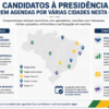 Candidatos à Presidência cumprem agendas por várias cidades nesta quinta